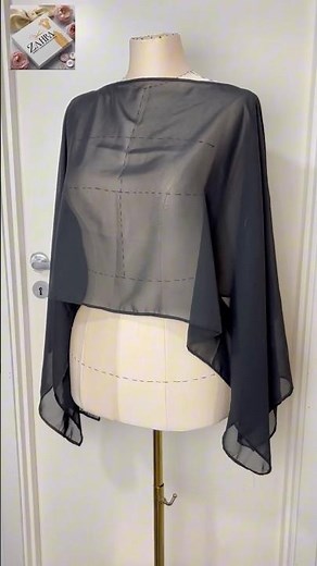 “Elegant Capelet Tutorial: Pattern Making, Cutting & Styling on the Body”