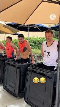 Into the ice bath! 🥶