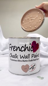 Looking for a not too beige - not too pink, perfect hue? 💗 Meet our perfectly balanced pinkish-beige shade 'Nougat'... 🩷 🎨 Available in ultra-matte Chalk Wall Paint Range, matching subtle satin finish Trim Paint Range and award-winning The Lazy Range. ✅ Can be used indoors on; walls, furniture, kitchen cupboards, ceramic wall tiles, laminate, woodwork, ceilings and more - Just check which range is best for your desired use! #FrenchicPaint #Frenchic #HasToBeFrenchic #chalkwallpaint #wallpaint 