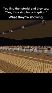 Everything seems simple until they say, It’s a simple contraption #Minecraft #fyp #reels #hopecore #core #workout #relax #minecraft #fyp #trending #meme #trend #memes #tiktoktrend #tiktok #viral | Kamilox418