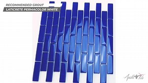 Apollo Tile Cobalt Blue 11.9 in. x 11.9 in. Polished Glass Mosaic Tile (4.92 sq. ft./Case) APLBR88012A