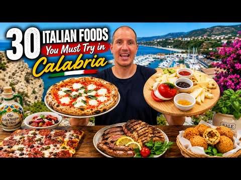 30 ITALIAN FOODS You Must Try in Calabria!