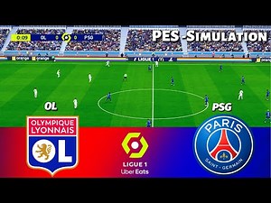 🔴LIVE || Olympique Lyonnais vs Paris Saint-Germain F.C. - Ligue 1 2025/26 | PES 21 Simulation