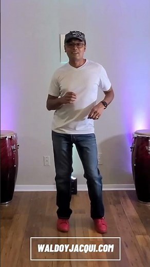 Bachata Step No. 1 | How to learn bachata in 30 seconds | Bachata Steps | Waldo y Jacqui