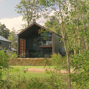 Escape to the wild side of luxury at The Crocodile Hunter Lodge, located just 2 minutes from Australia Zoo! 🌿 Wake up the tranquil sounds of nature, indulge in a complimentary breakfast at our award-winning Warrior Restaurant & Bar, and unwind in the heated infinity pool as kangaroos, emus, and koalas roam nearby. Book your stay today! | Australia Zoo
