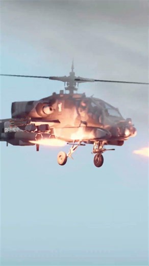 American AH-64 Apache Demonstrates Precision Strike on Ground Defense