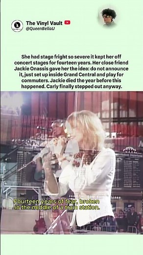 Why she sang in a train station #Shorts #CarlySimon#CarlySimon #GrandCentral #ClassicHits