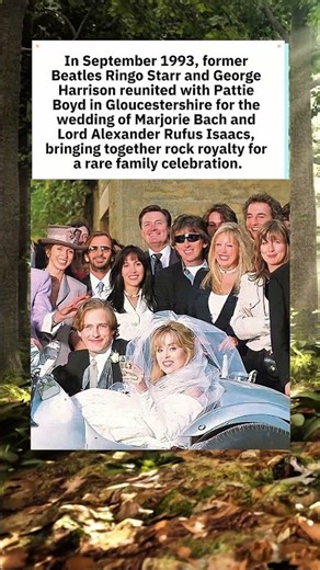 The Beatles & Pattie Boyd Reunion (1993) 💒 #1990s #TheBeatles #Shorts