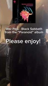 War Pigs - Black Sabbath guitar cover #ozzyosbourne #metal #tonyiommi #music