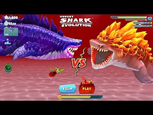 Hungry Shark Evolution 🔥 Giant Monster Magmajira vs Sharkjira Boss Battle - Real Gameplay Update