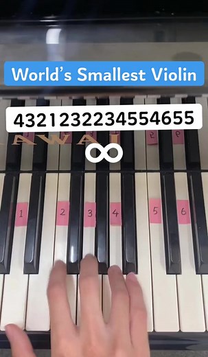 World's Smallest Violin (AJR) #piano #pianolessons #pianoteacher #pianotutorial | Quick Notes