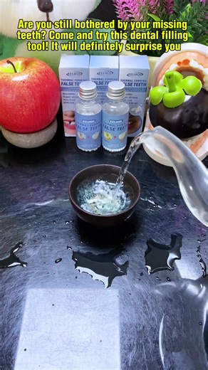 My missing teeth have finally been saved. It turns out that filling teeth is just that simple#denture #toot #fillings #Teeth #dentalprocedure