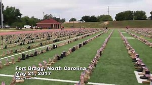 6M views · 20K reactions | Thousands of combat boots line a field at...