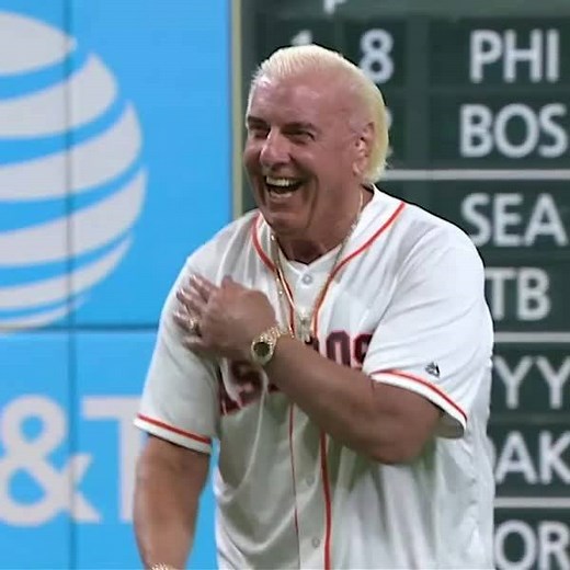 2.4M views · 21K reactions | Woo! Ric Flair, The Nature Boy was wheelin' n' dealin' in Houston. | ESPN | Facebook
