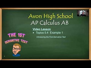 AP Calculus AB - Topic 5.4 - Example 1 - Part A