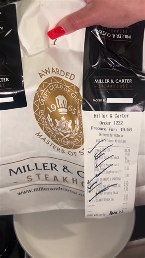 Treated myself why not 🙋‍♀️ ordered a miller and carter take away steak with all the trimmings #steak #foryoupage❤️❤️ #fyp