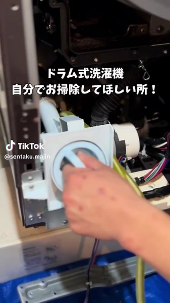 糸くずフィルターの内側までしっかりお掃除できていますか？👀#洗濯機 #洗濯 #洗濯機掃除 #洗濯機クリーニング #ハウスクリーニング #洗濯槽クリーナー #掃除方法 #掃除術 #掃除 #洗濯機の掃除方法