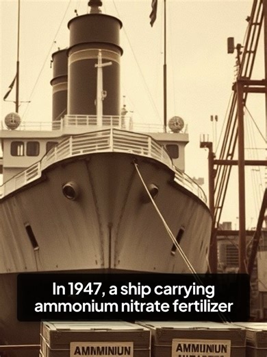 2,300 tons of explosives docked at a crowded port. The ship exploded. 581 people died. 💥 Texas City disaster, ammonium nitrate explosion, 1947 explosion, deadliest industrial accident, Texas history, ship explosion, port disaster, chemical explosion, industrial safety, Texas City explosion #TheyWereWarned #TexasCity #Texas #IndustrialDisaster #Explosion