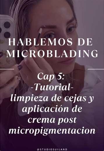 🥳Arriba el 📽️CAP 5: HABLEMOS DE MICROBLADING 🎞️ Tutorial: limpieza de cejas y aplicación de crema post tratamiento de microblading 🫢 esta vez es una mezcla entre HISTORY TIME y TUTORIAL porque yo también me micropigmenté las cejas con nanoblading ☝🏼 pero por zona (solo colas de las cejas) Y dije 🤔 bueeeno ya que también tengo pasar por este proceso 7 días aprovecho y les hago un totorial a mis doble S de cómo limpiarlas, como aplicar la crema y cantidad adecuada, paso a paso, y lo pueden v