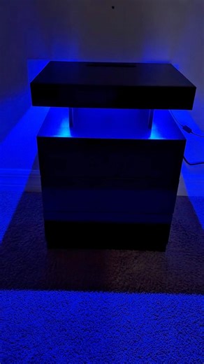 This night stand is the perfect addition for my son’s room makeover😍💙