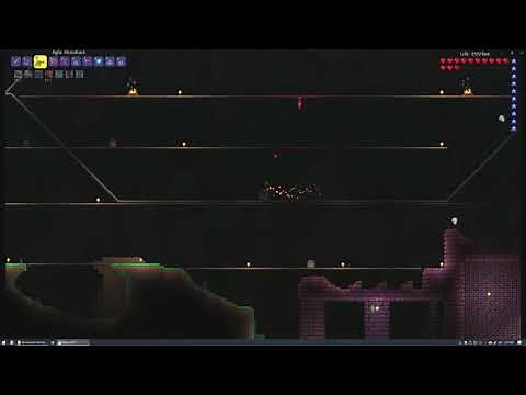 Terraria - How to Defeat Expert Skeletron - Minecart Technique