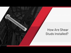 How Are Shear Studs Installed