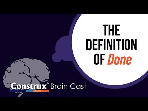 The Definition of Done