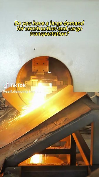 Self dumping tricycle factory on TikTok