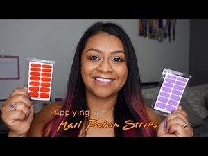 How to Apply Nail Polish Strips