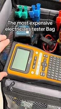 The most expensive testing tool bag #electrician #install #tools #toolbag