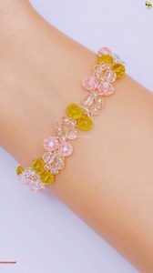 DIY Beaded Bracelet Tutorial for Beginners 🩷💛 #fbreelsfypシ゚viralシ #fbpost2025シ #foryoupageシforyou #viralpost2025シ #viralpost #followersreelsfypシ゚viralシfypシ゚viralシalシ #followersreels #viralreelschallenge #foryoupageシ #viewers #tranding | Wedding Decoration Ideas