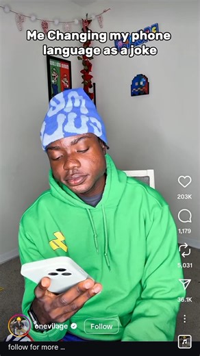 don't change your phone language as a joke 😆🤣