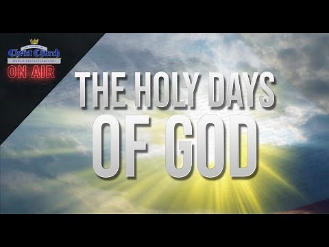 The Holy Days of God