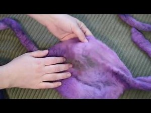 Spinning Felted Roving