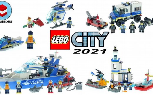 2021年所有乐高城市系列警察套装快速拼搭汇编