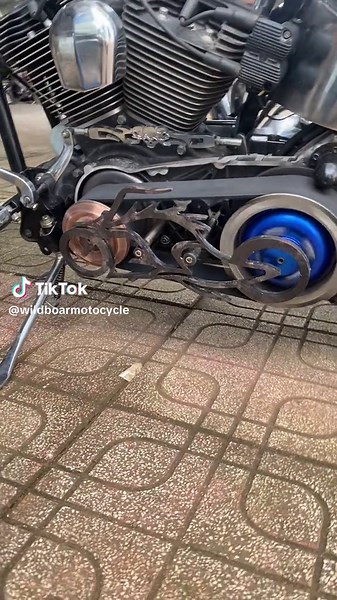 #harleydavidson #harleycustom #harleysoftail #harleykickstart #custommotorcycle