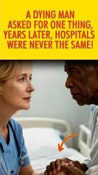 A Dying Man Didn’t Want to Die Alone — What Happened Next Changed Hospitals Forever! #shorts
