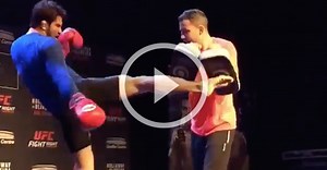 Highlights From Today's UFC Fight Night Saskatoon Open Workouts