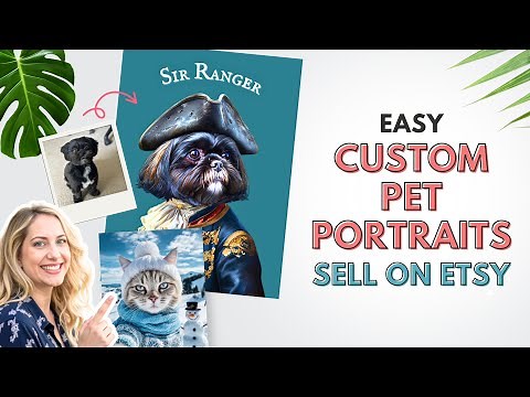 How to Make Custom Pet Portraits with AI and Canva