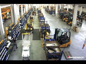 Im Zeitraffer: Neue Produktionsstraße Jungheinrich DFG/TFG mit Wandler-Getriebe