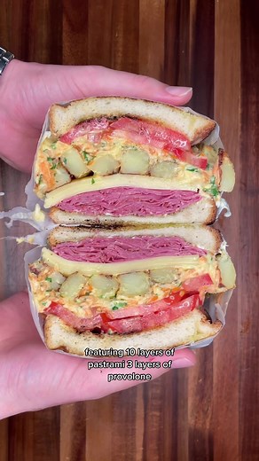 Delicious Pastrami Sandwich Recipe with Provolone and Chips