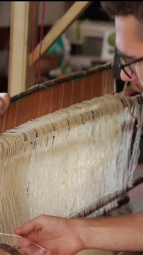Loom Weaving With Primitive Tools