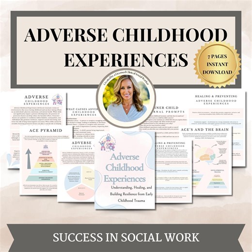 Adverse Childhood Experiences Therapy Worksheets, Healing Your Inner Child, Reparenting Your Inner Child, PTSD, Trauma and Abuse,ace Therapy - Etsy