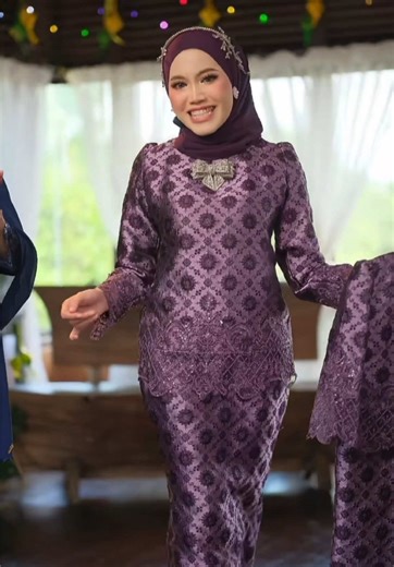 Modern Brocade Kurung for Stylish Occasions