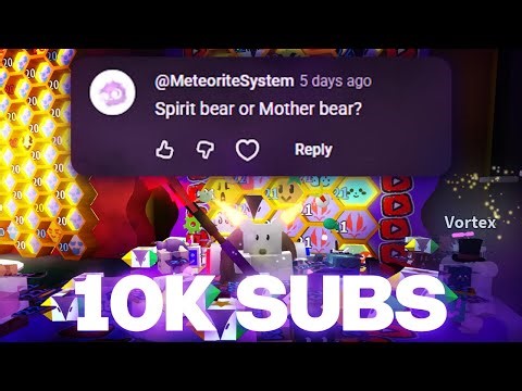 10,000 Subscribers QnA | Bee Swarm Simulator