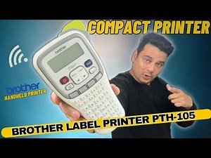 Brother Label Printer PT-H105 Unboxing & Review | Brother Label Printer