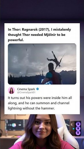 Thor Ragnarok 2017 Thor Realizes His True Power as the God of Thunder Was Within Him