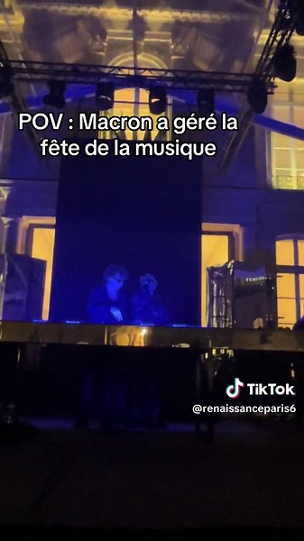 Fête de la Musique à l'Élysée avec Macron