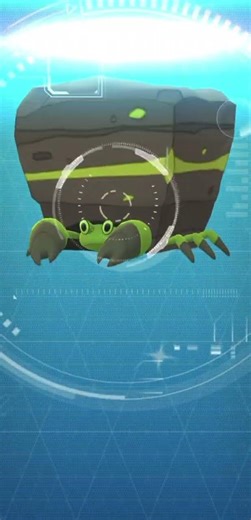 Evolving shiny Dwebble #pokemon #pokemongo #evolvepokemon #shinypokemon #dwebble #crustle