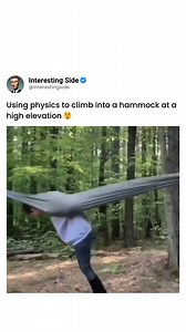 This video captures a hilarious attempt at hammock acrobatics that didn't quite go as planned. It's a reminder that sometimes, even the simplest tasks can turn into unexpected challenges. Let's appreciate the humor in everyday life and the unexpected moments that bring a smile to our faces. Liked the content? Follow @interestingside ✨ | Interesting Videos